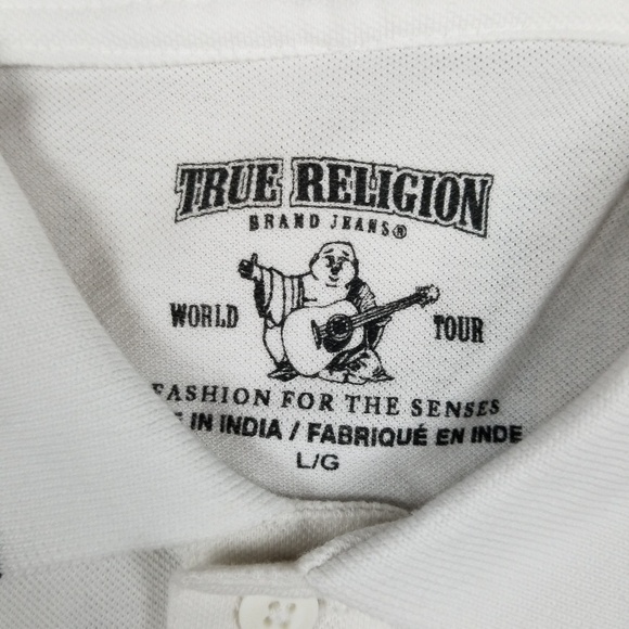 *NWT* TRUE RELIGION Polo - White - Picture 3 of 8